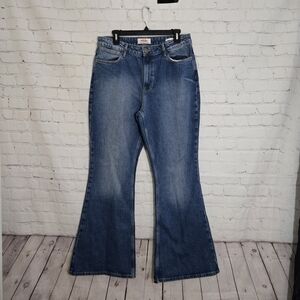 Wrangler Women’s Denim High Rise Fierce Flare Jeans 12 31x32 Boho Western